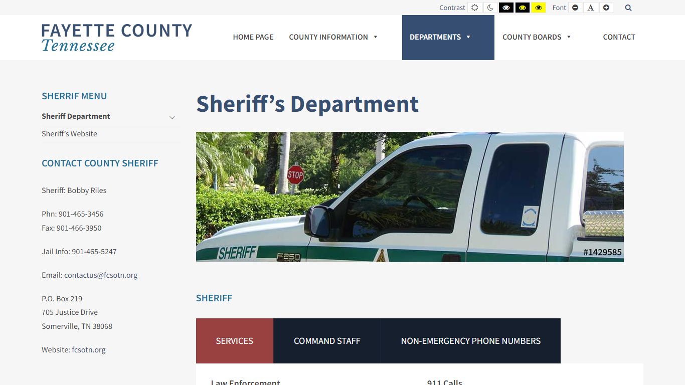 Sheriff’s Department - Fayette County, Tennessee